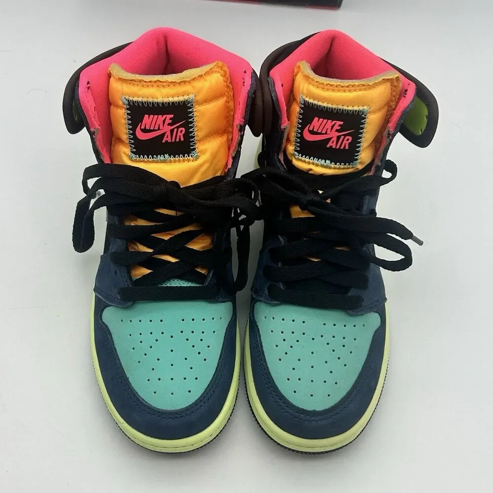 Nike Air Jordan 1 Retro High OG GS Bio Hack 3.5Y 575441-201 Multicolor